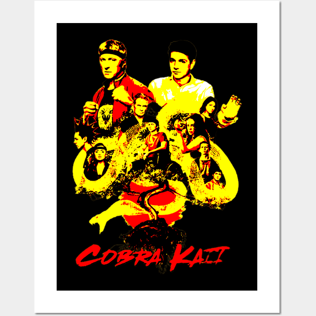 retro cobra kai Wall Art by RANS.STUDIO